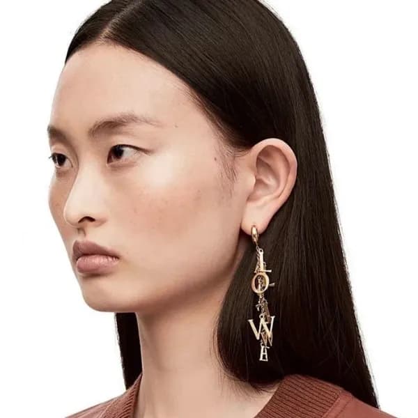 로에베 여성 골드 귀걸이 - Loewe Womens Gold Earring - acc864… - 1