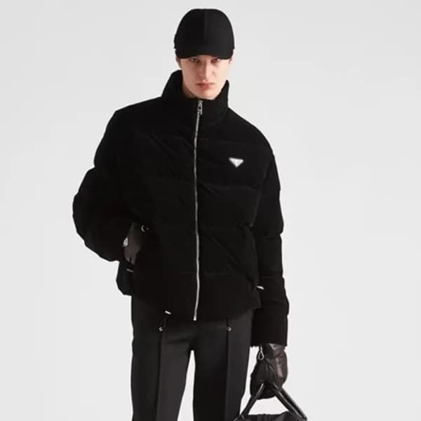 프라다 남성 블랙 패딩 - Prada Mens Black Padding - cl58x - 1