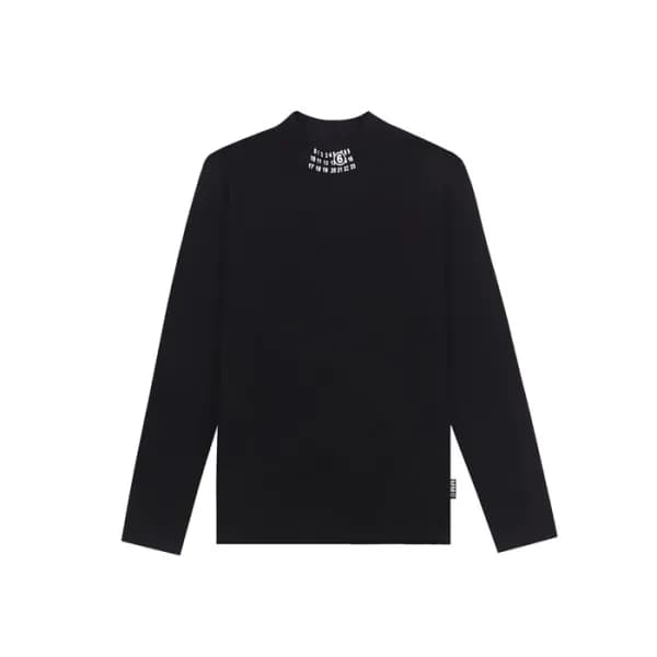 메종 마르지엘라 남성 블랙 긴팔티 - Maison Margiela Mens Black Ts… - 1