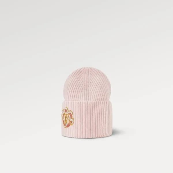 루이비통 여성 핑크 비니 - Louis vuitton Womens Pink Beanie -… - 1