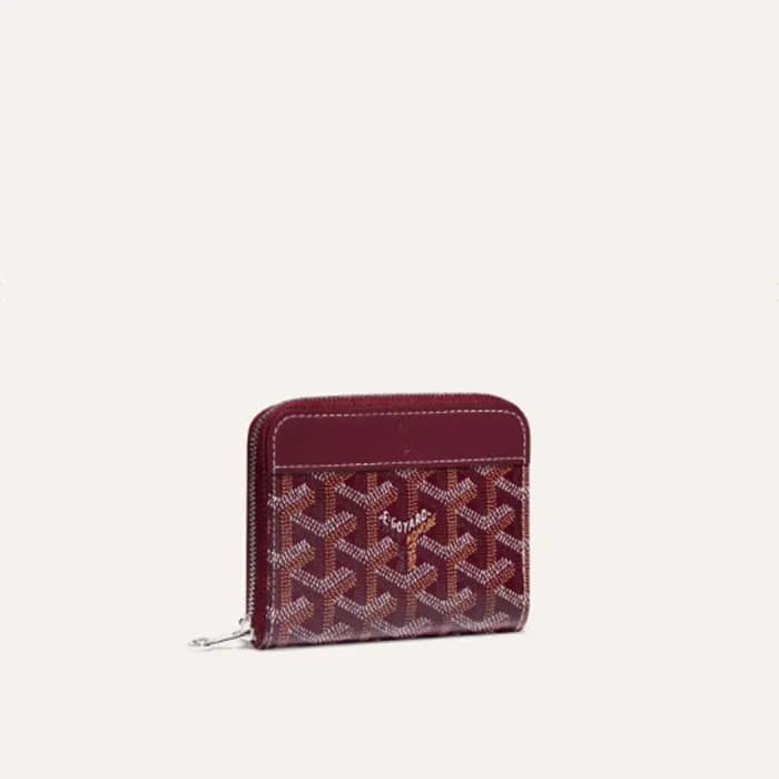 고야드 남/녀 마티뇽 버건디 지갑 PM - Goyard Unisex Matignon Wal… - 1