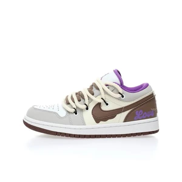 나이키 x Air Jordan 남/녀 브라운 스니커즈 - Nike Unisex Brown … - 1