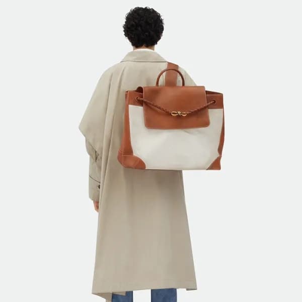 보테가베네타 남/녀 베이지 안디아모 백 - Bottega Veneta Unisex Andi… - 1