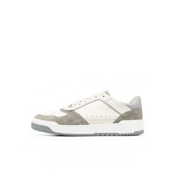 브루넬로쿠치넬리 남성 카키 탭 스니커즈 - Brunello Cucinelli Mens Kh… - 1