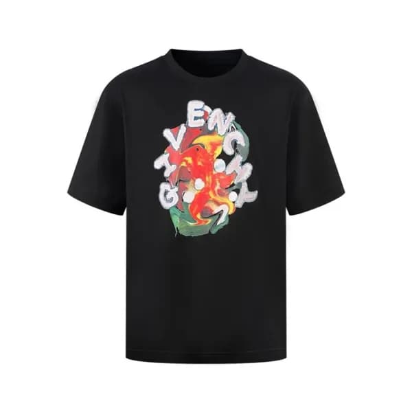 지방시 남성 라운드 반팔 티셔츠 - Givenchy Mens Round Tshirts - … - 1