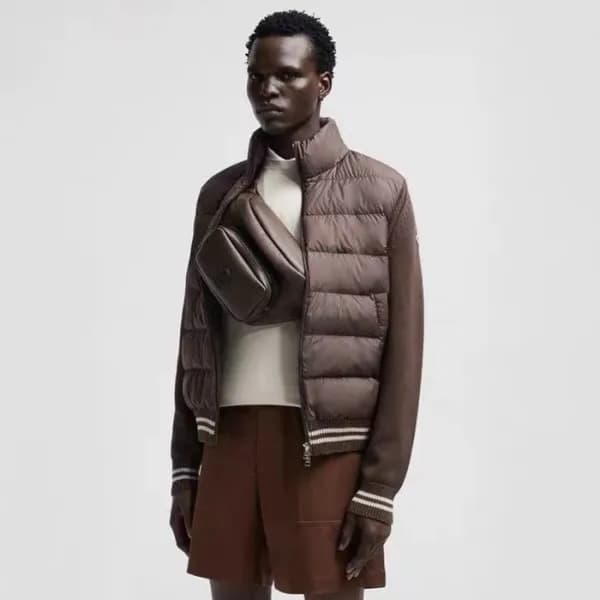 몽클레어 남성 클루니 패치 로고 다운 패딩 - Moncler Mens Down Paddin… - 1