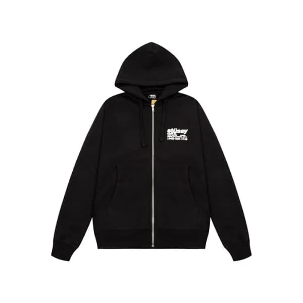 스터시 남성 집업 후디 - Stussy Mens Zip-up Hoodie - stc3299… - 1