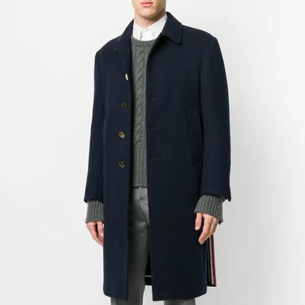 톰브라운 남성 베이직 코트 - Thom Browne Mens Basic Coat - thc… - 1