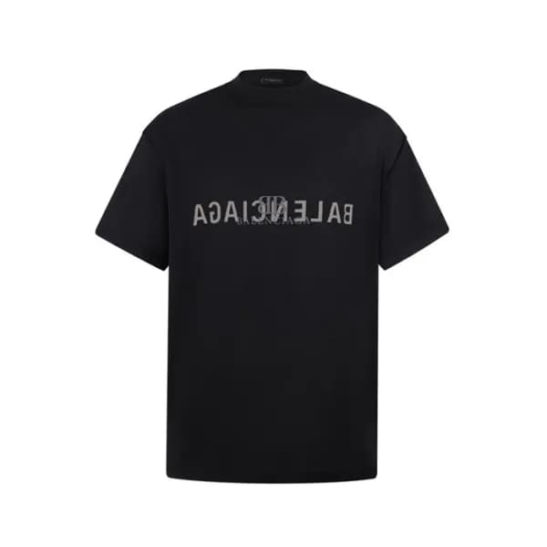 발렌시아가 남성 라운드 반팔 티셔츠 - Balenciaga Mens Round Tshirt… - 1