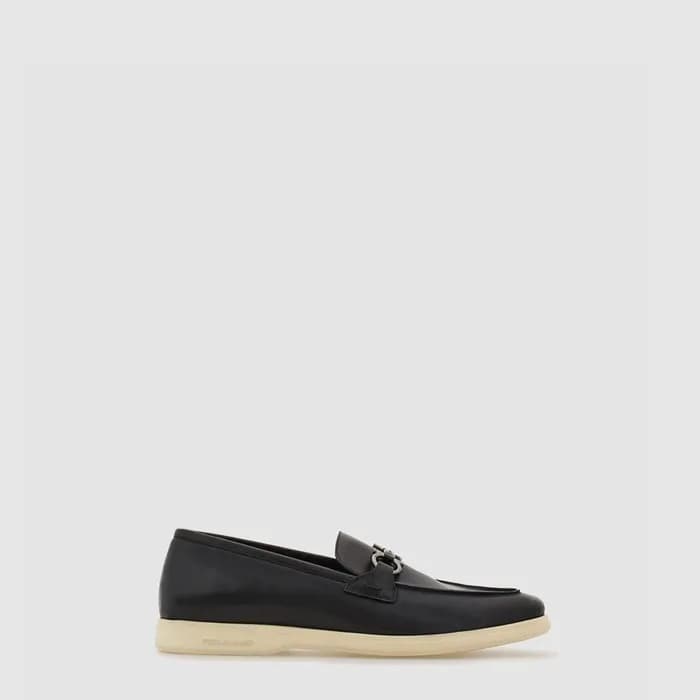 페라가모 남성 간치니 버클 슬립온 로퍼 - Ferragamo Mens Gancini Buc… - 1