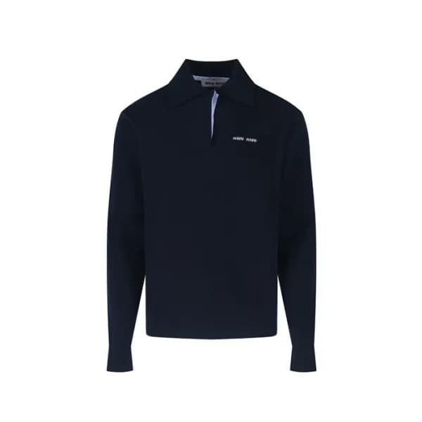 미우미우 여성 폴로 니트 - Miumiu Womens Polo Knitwear - mic8… - 1