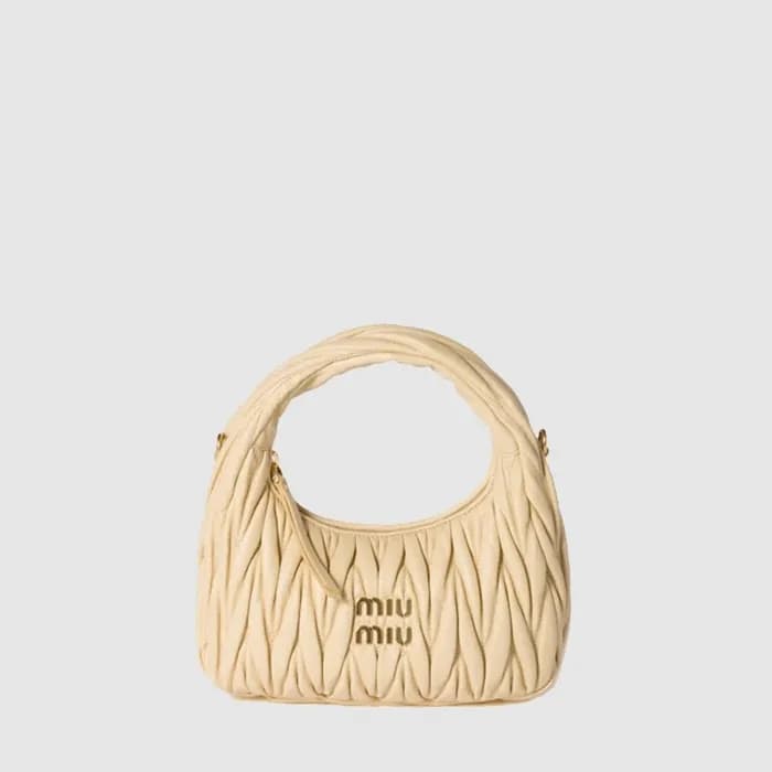 미우미우 여성 완더 마테라쎄 호보 백 - Miumiu Womens Wander Matela… - 1