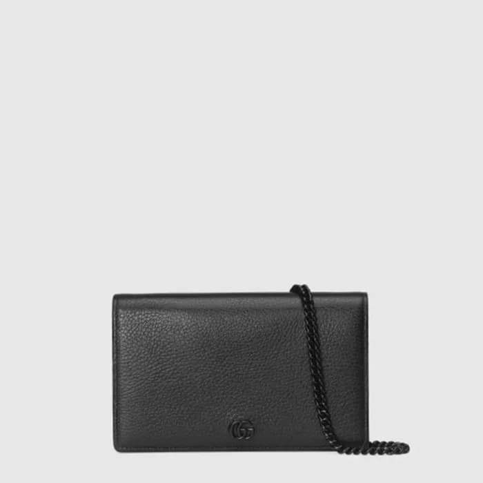 구찌 여성 GG 마몽 체인 지갑 - Gucci Womens GG Marmont Chain … - 1