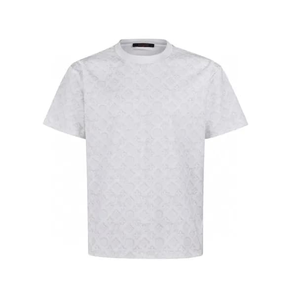 루이비통 남성 라운드 반팔 티셔츠 - Louis vuitton Mens Round Tshi… - 1