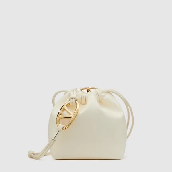 발렌티노 여성 브이로고 푸프 미니 버킷 백 - Valentino Womens V-Logo … - 1