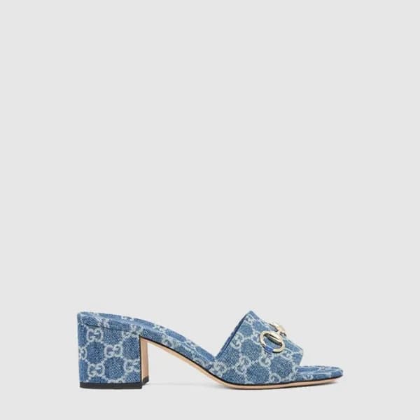 구찌 여성 홀스빗 슬라이드 샌들 - Gucci Womens Horsebit Slide Sa… - 1