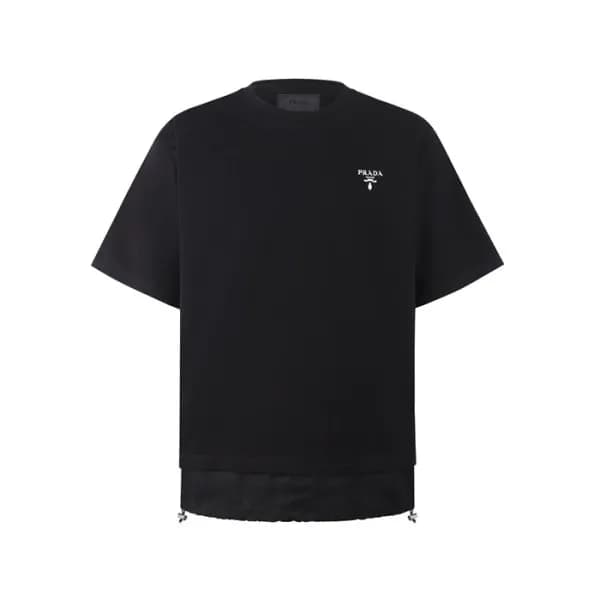 프라다 남성 라운드 반팔티 - Prada Mens Round Tshirt - prc1436… - 1