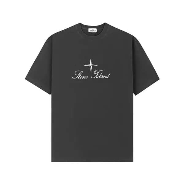 스톤아일랜드 남성 라운드 반팔 티셔츠 - Stone Island Mens Round Tsh… - 1