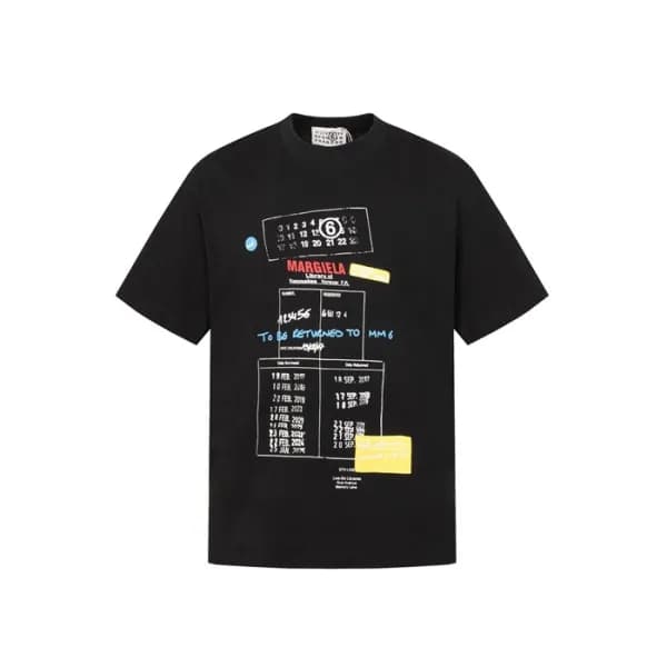 메종 마르지엘라 남성 반팔 티셔츠 - Maison Margiela Mens Round Ts… - 1