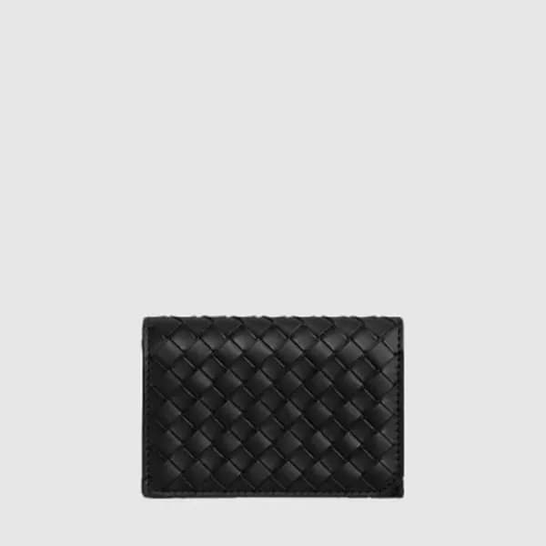 보테가 베네타 남성 인트레치아토 피콜로 명함 케이스 - Bottega veneta Mens… - 1