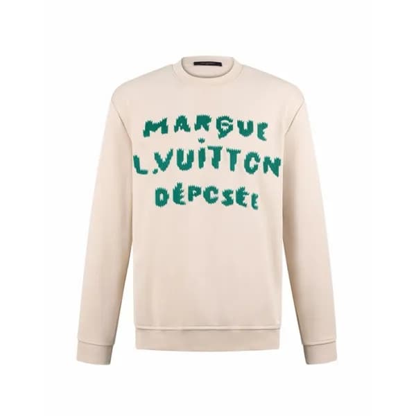 루이비통 남성 라운드 긴팔티 - Louis vuitton Mens Round Tshirt … - 1