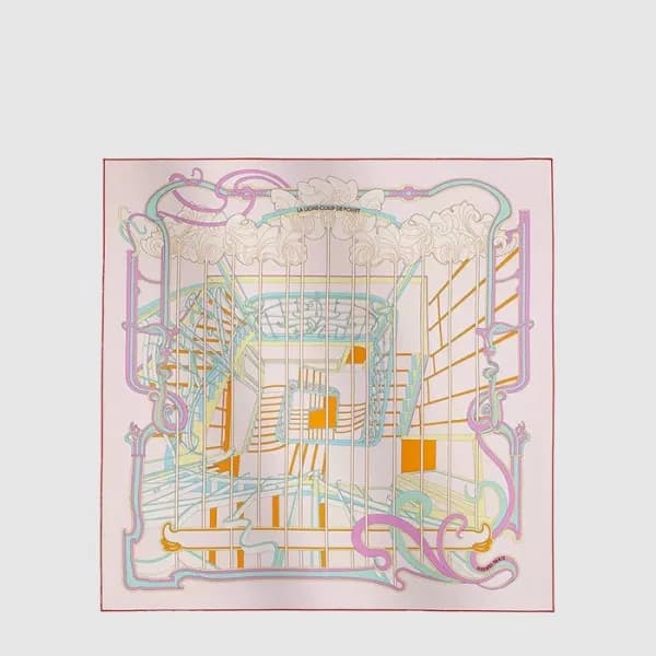 에르메스 여성 라 렝 쿠 드 푸에 스카프 - Hermes Womens La Ligne Co… - 1