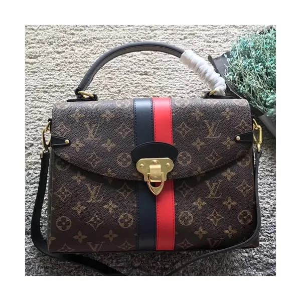 Louis Vuitton MonogramTop Handle Shoulder Bag,27cm… - 1