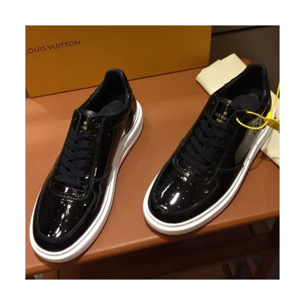 LOUIS VUITTON 2018 MENS LEATHER SKEAKERS - 루이비통 남성… - 1