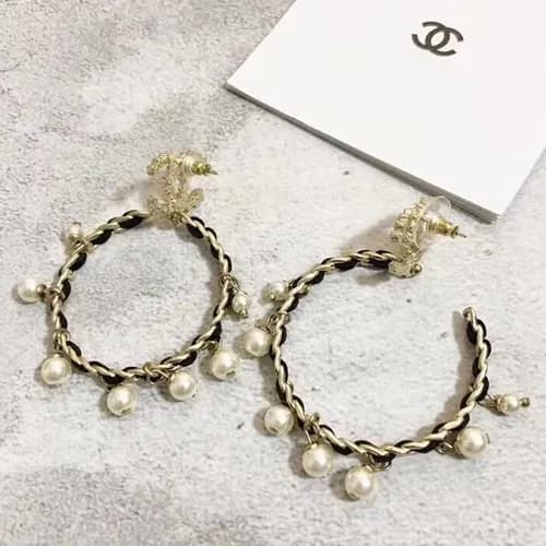 CHANEL Yellow Gold Earring - 샤넬 여성용 18k도금 옐로우 골… - 1