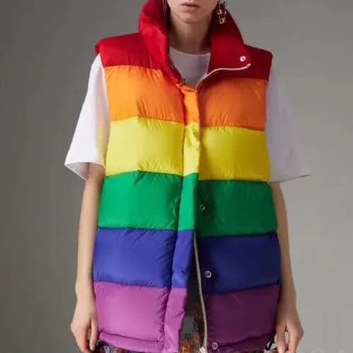 2018/19 Burberry Rainbow Down Padding VEST - 버버리 레… - 1
