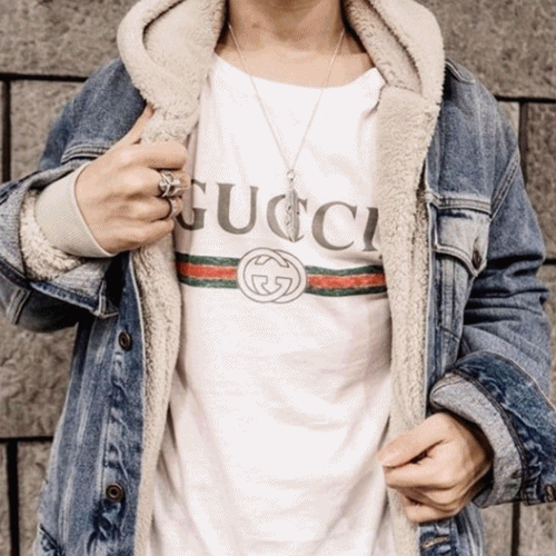 Gucci 2018 MM/WM Fake Printing Cotton Tee - 구찌 남자 … - 1