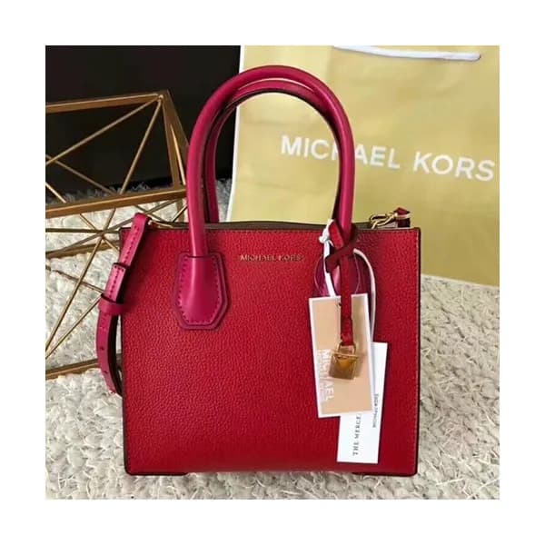 Michael Kors Leather Tote Shoulder Bag, 22CM - 마이클… - 1