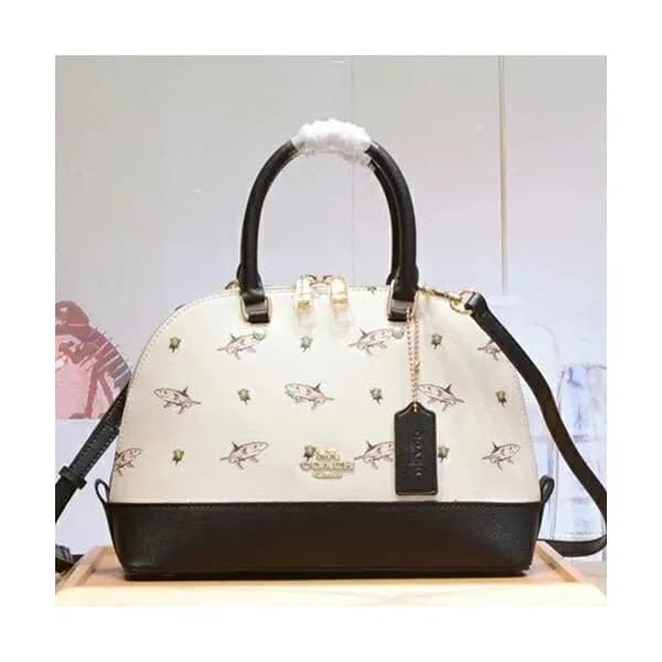 Coach Leather Tote Shoulder Bag,25cm - 코치 레더 토트 숄더… - 1