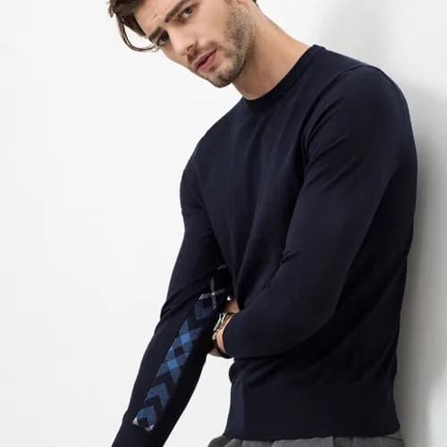 Burberry 2018 Mens Crew Neck Wool Sweater - 버버리 남성… - 1