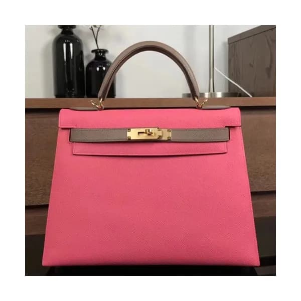 Hermes Kelly Epsom Leather Tote Shoulder Bag ,28cm… - 1