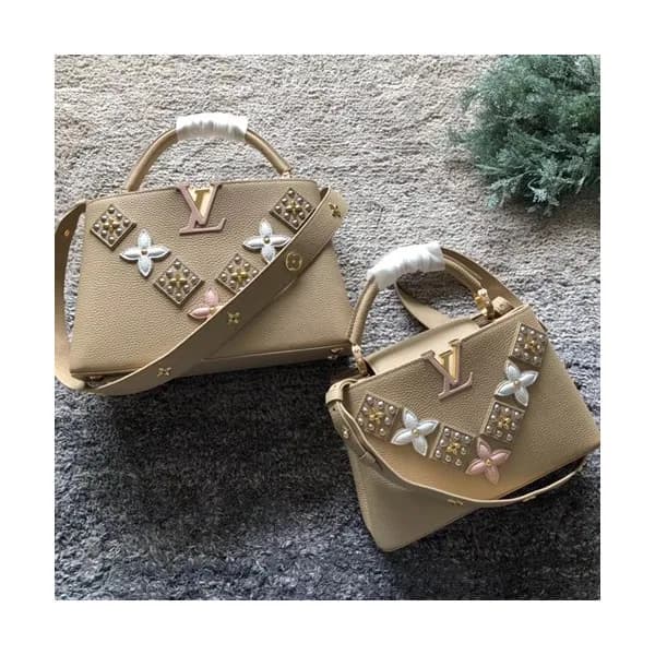 [커스텀급]Louis Vuitton Capucines Flower Smile Tote Sh… - 1
