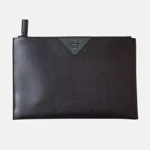 Prada Saffiano Mens Clutch Bag ,28CM - 프라다 사피아노 남성… - 1