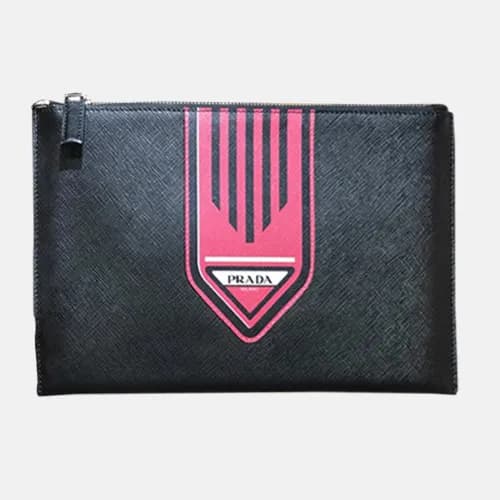 Prada Saffiano Mens Clutch Bag ,28CM - 프라다 사피아노 남성… - 1