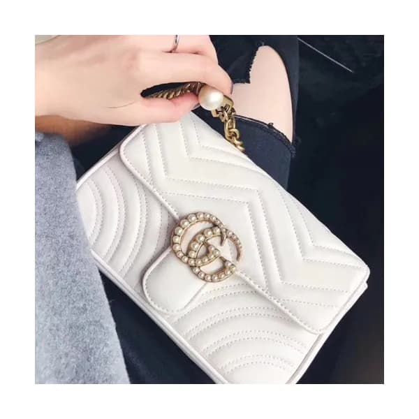 Gucci GG Marmont Matlase Women Shoulder Bag,22CM -… - 1