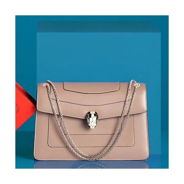 Bvlgari Serpenti Forever Chain Shoulder Bag,28CM -… - 1