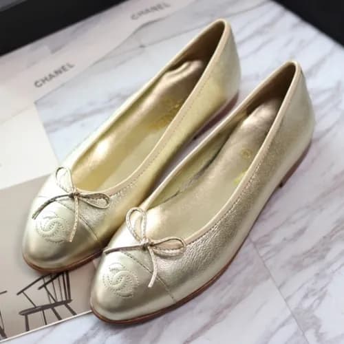 Chanel 2018 Ladies Classic CC Logo Ribbon Ballet F… - 1