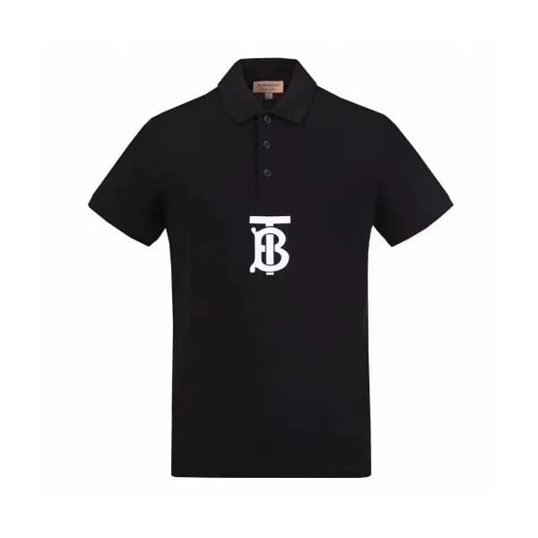 Burberry 2019 Mm/Wm Logo Crew - neck Cotton Short … - 1