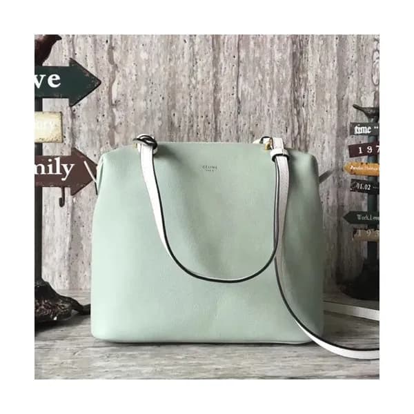 Celine Leather Tote Shoulder Bag,24CM - 셀린느 레더 토트 … - 1