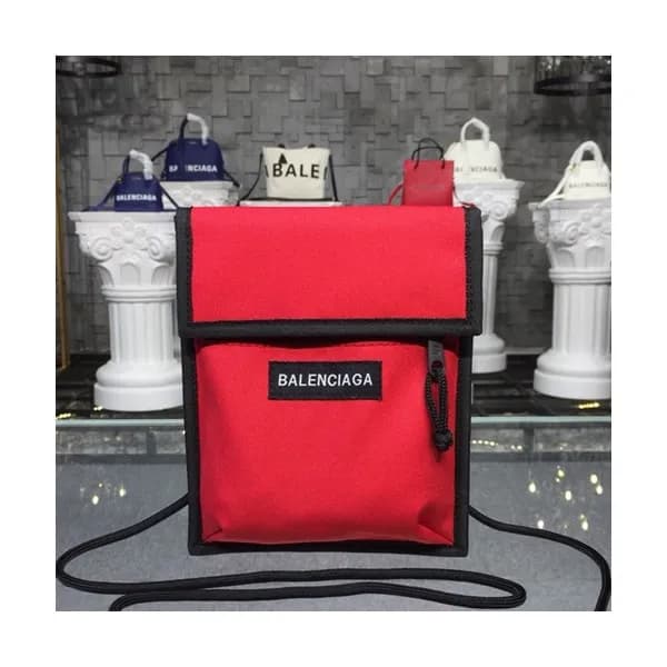 Balenciaga 2019 Canvas Shoulder Cross Bag,19CM - 발… - 1