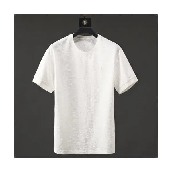 Ermenegildo Zegna 2019 Mens Business Logo Short S… - 1