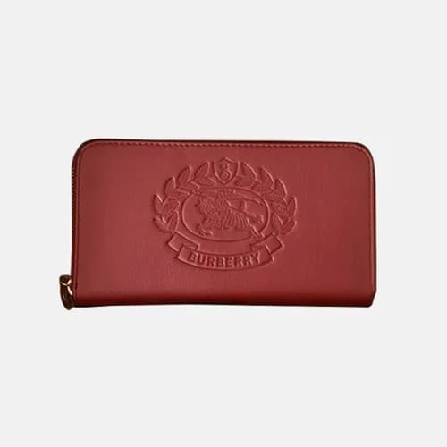Burberry 2019 Leather Zip Round Wallet - 버버리 남여공용 … - 1