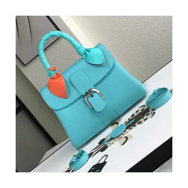 Delvaux 2019 Leather Tote Shoulder Bag,28 CM - 델보 … - 1