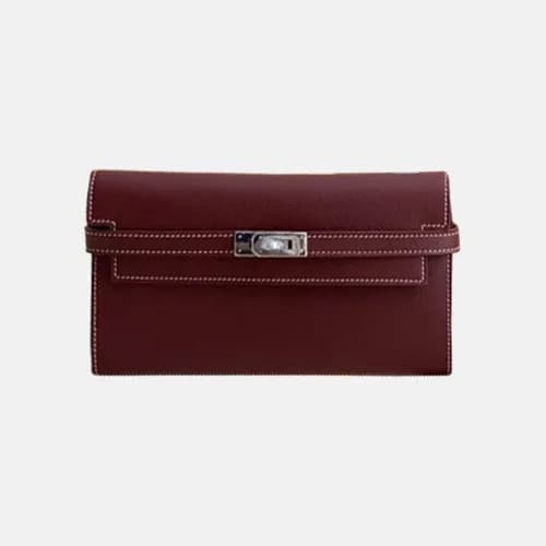 Hermes 2019 Kelly Womens Epsom Leather Wallet - 에… - 1