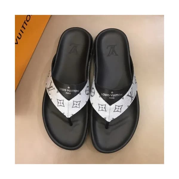 Louis Vuitton 2019 Mens Initial Logo Leather Flip-… - 1