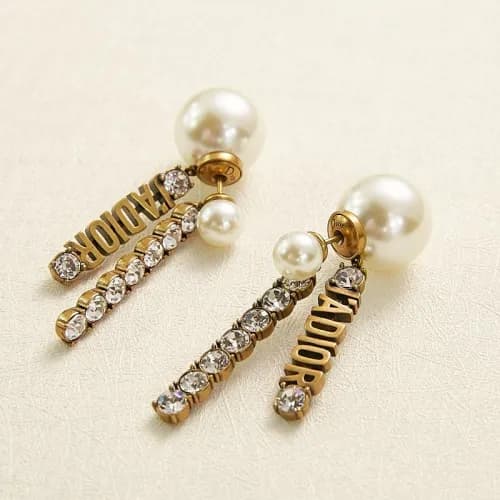 Dior Earring -디올 여성 귀걸이dio0020.컬러(옐로우 골드) - 1